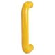 Golden Yellow Nylon D-Bar Door Pull Handle - Bolt Fix - 220mm c/c