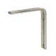 Fluted Steel Angle Shelf Bracket - 150 x 125mm - Galvanised - Pack of 5