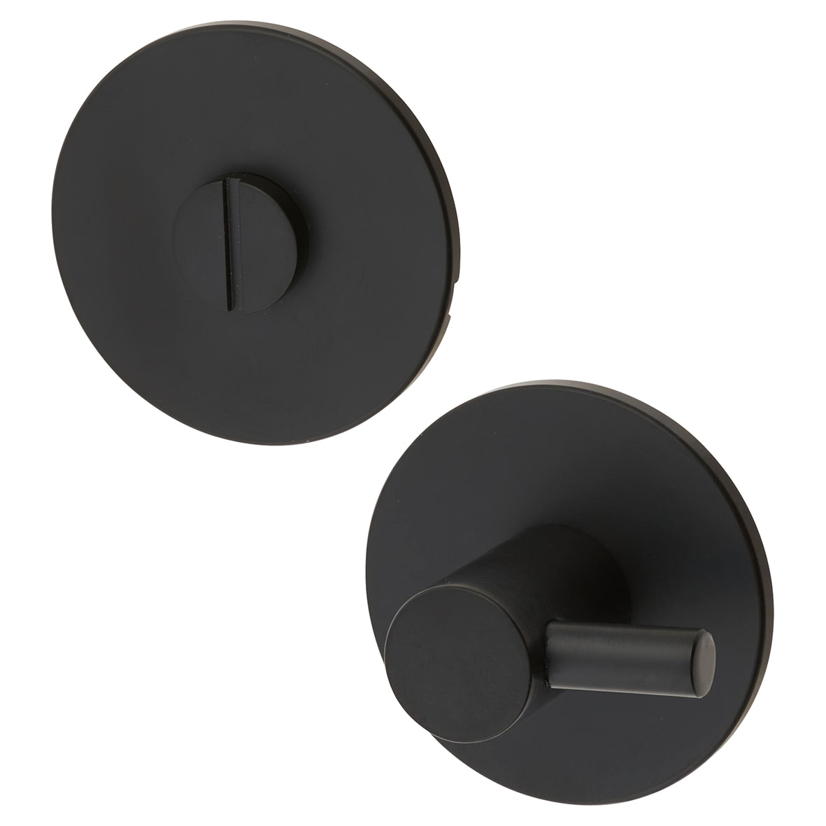 Schema Orka Bathroom Turn & Release - 53mm Diameter - Matt Black