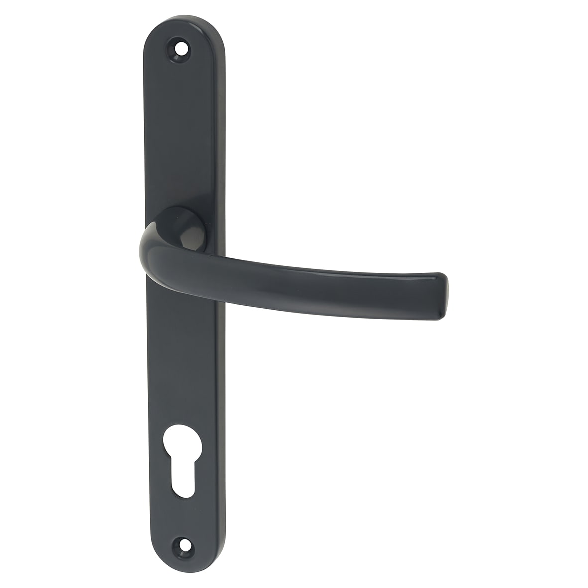 Anthracite Grey uPVC Multipoint Door Handles - 92mm c/c - 70mm door