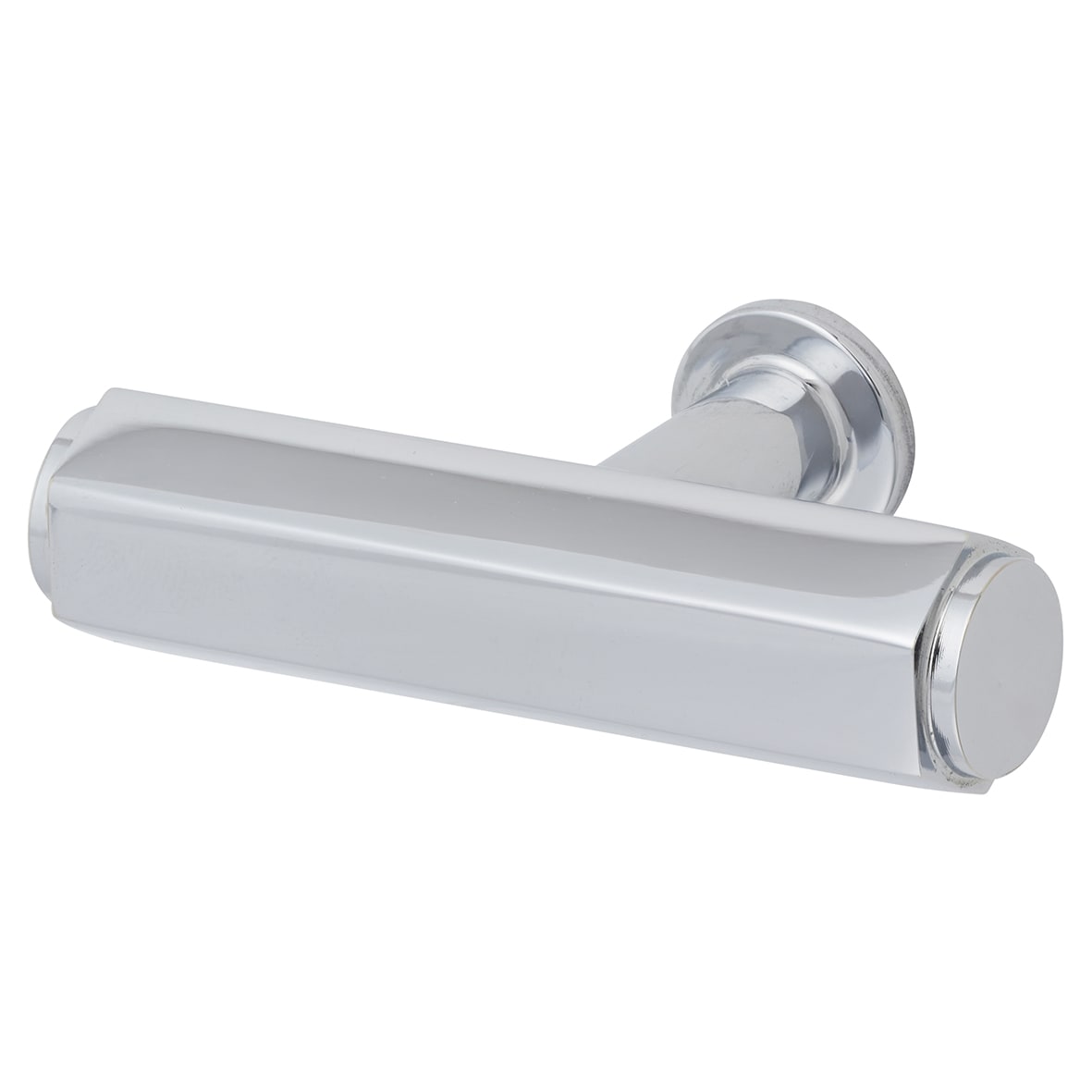 Vesper Hex 14mm T-Bar Cabinet Knob - 55 x 33mm - Polished Chrome