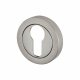 Escutcheon - 50mm Diameter - Euro - Satin Chrome