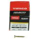Velocity Pozi Countersunk Wood Screws - 4.0 x 30mm - Yellow Zinc - Pack of 200