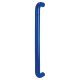 Cobalt Blue Nylon D-Bar Door Pull Handle - Bolt Fix - 600mm c/c