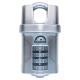 VULCAN COMBI 50CS Combination Closed Shackle Padlock - 50mm Body - 22 x 15mm Shackle - Blue