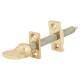 Centre Rail Sash Window Screw - 100mm Screw Length - Polished Brass