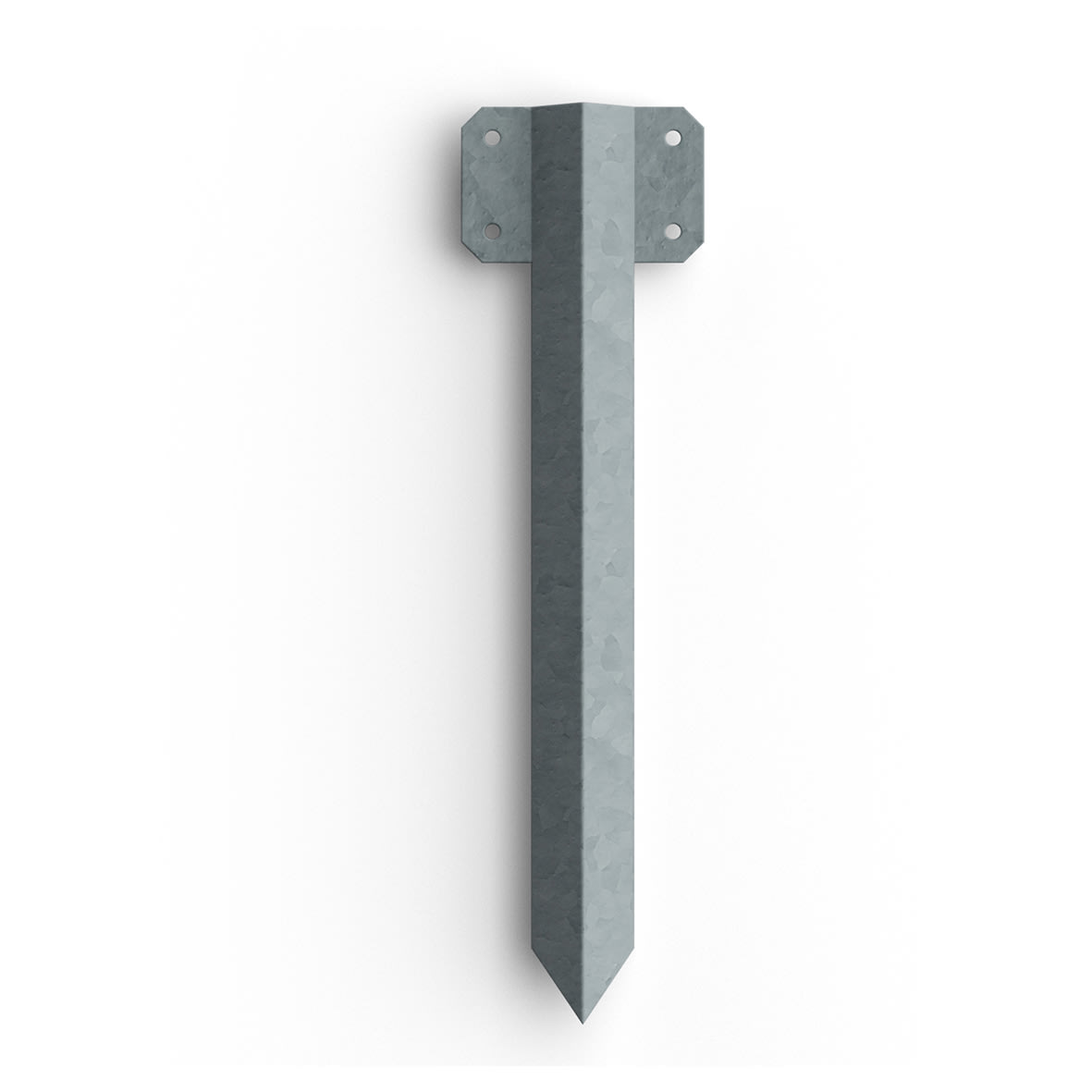 Sleeper Pin Straight Bracket - 365 x 2mm - Galvanised