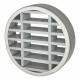 LVC Circular Air Transfer Vent - FD60 - 148mm Diameter - Silver