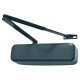 Coloured Overhead Fire Door Closer - Power Size 2-4 - Push/Pull Mounting - Grey