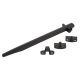 Timber Range Casement Window Stay - 11"/280mm Length - Black