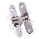 Concealed Hinge - 70 x 16mm - Polished Chrome - Pair