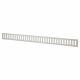 Plain Slotted Vent - 600 x 51mm - 6650mm² Free Air Flow - Polished Stainless Steel