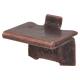 Heavy Duty Raised Bookcase Clip - Bronze Plated - Pack of 10