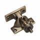 Brighton Screw Pattern Sash Window Fastener - 58 x 22mm - Antique Brass