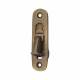 Weekes Sash Window Stop - 70 x 19mm - Radius End - Antique Brass