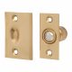 Bales Roller Ball Catch - 25 x 54mm Faceplate - Polished Brass