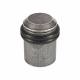 Round Oval Floor Door Stop - 42 x 30mm - Pewter