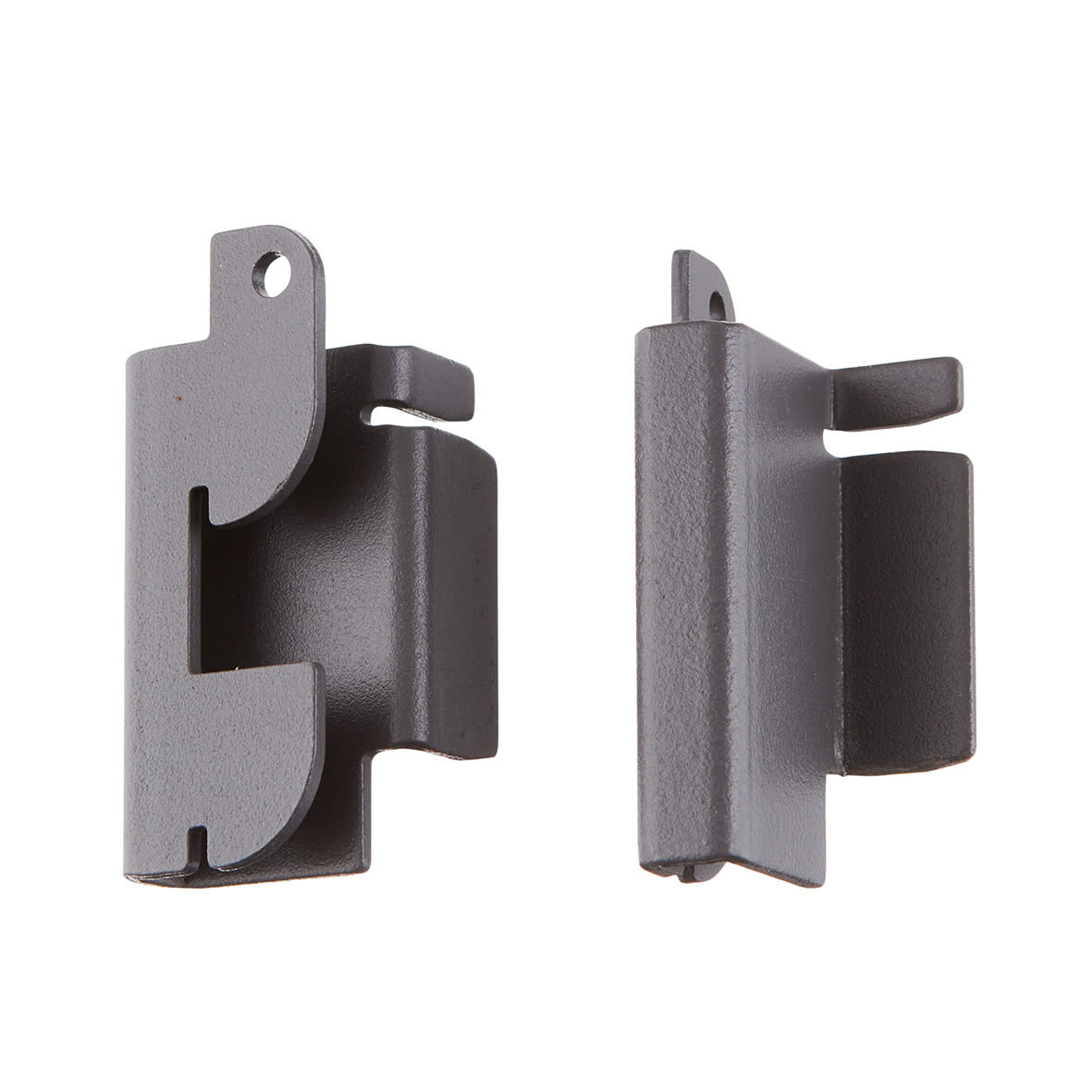 Garage+ Storage Top Track System - Fittings for Hanging Wall Bar - Matt Grey - Pack of 2