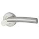 Polished/Satin Chrome Door Handles on Round Rose - Ultro Range