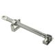 Telescopic Skylight Screw Jack Opener - 258mm Length - 165mm Throw - Polished Chrome