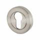 Escutcheon - 52mm Diameter - Euro - Satin Nickel