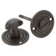 Reeded Bathroom Turn & Release - 50mm Diameter - Aged Bronze