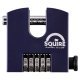 Security Combination Padlock - 75mm Body - 15 x 20 x 65mm Shackle - Blue
