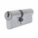 1 Star 6 Pin Kitemarked 100mm Euro Double Cylinder - 40 + 60mm - Satin Chrome - Keyed to Differ