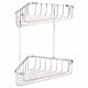 Wirework Medium Corner Shower Basket - Two Tier - 320 x 250 x 150mm - Mild Steel