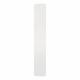 Plastic Plain Finger Plate - 450 x 75 x 1.5mm - White