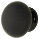 Ceramic/Porcelain Round Cabinet Knob - 35mm Diameter - Black