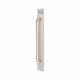 Satin Stainless Steel 19mm D-Bar Door Pull Handle on Plate - PULL - Screw Fix - 625 x 80mm