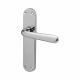 Polished Chrome Latch Door Handles - Arezzo Range - 182 x 39mm