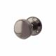 Black Nickel Ringed Mortice Door Knob - 65mm Rose Diameter