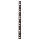 Flat Bookcase Strip - 1829 x 19mm - Brown