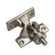 Brighton Screw Pattern Sash Window Fastener - 58 x 22mm - Satin Nickel