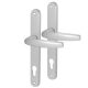 1530/3830N Silver uPVC Multipoint Door Handles - 140mm Bolt c/c - 92mm c/c - Atlanta Range