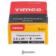 Solo Chippy Pozi Countersunk Wood Screws - 3.5 x 20mm - Zinc Plated - Pack of 200