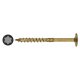 Timber Connector Torx Wafer Head Wood Screws - 8.0 x 320mm - Nano Bronze - Pack of 25