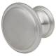 Rim Round Cabinet Knob - 30mm Diameter - Matt Chrome