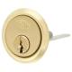 1109 Replacement Rim Cylinder - Polished Brass - Keyed to Differ