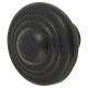Ring Round Cabinet Knob - 38mm Diameter - Black Iron
