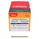 Solo Chippy Pozi Countersunk Wood Screws - 5.0 x 70mm - Yellow Zinc - Pack of 200
