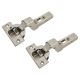 CLIP Top Soft Close Cabinet Hinge - 110° - Inset - Zinc Plated - Pair