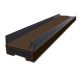 Triple Flipper Smoke Seal - - 20 x 4 x 2100mm - Brown - Pack of 5
