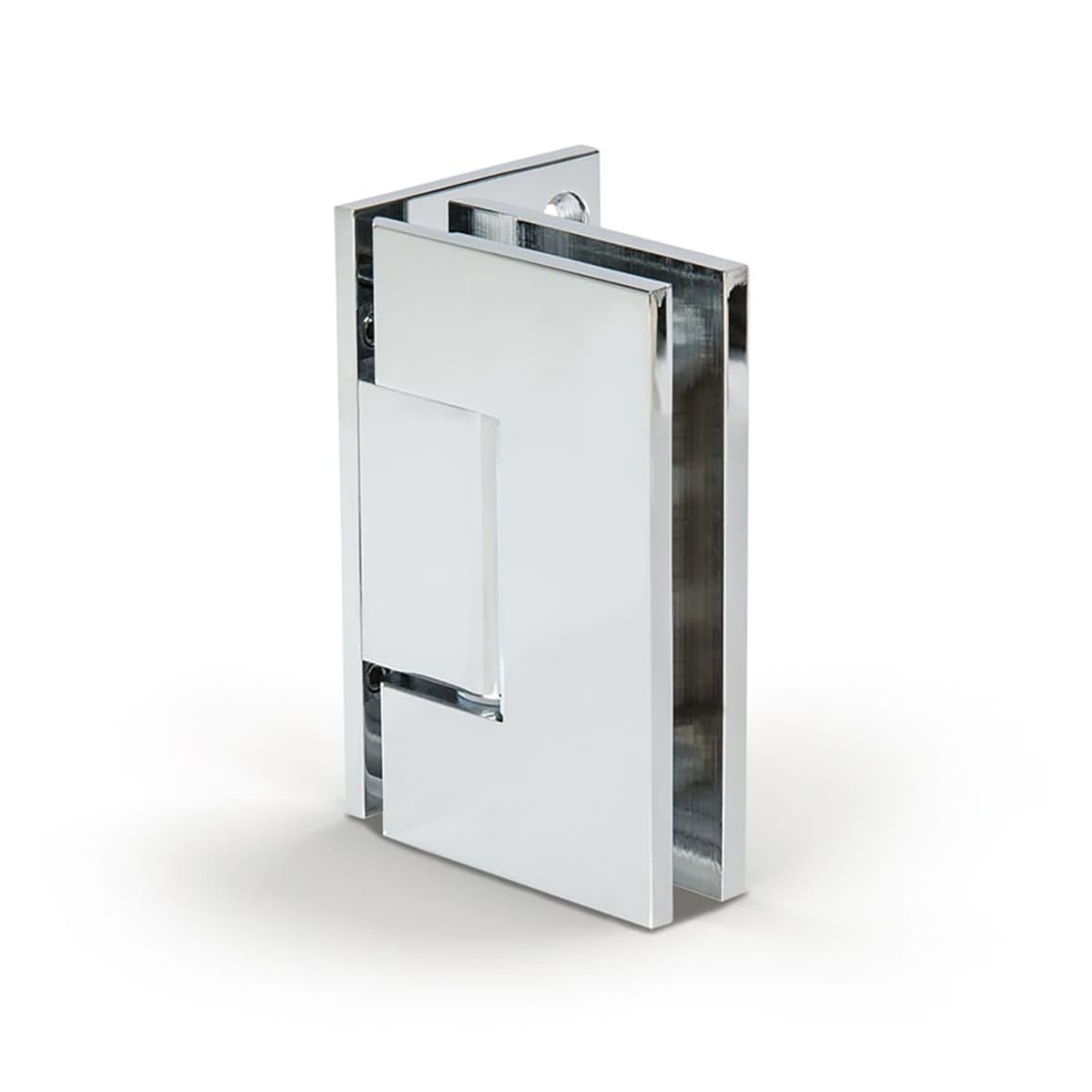 Bilbao Basic Glass to Wall Shower Hinge - Single Sided - 8-12mm Glass - Polished Chrome