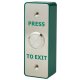 Stainless Steel Single Pole Press To Exit Button - 155 x 44 x 31mm - Narrow