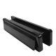 uPVC/Timber - Nu-Mail Letter Plate - 310 x 68mm - Door Thickness 40-80mm - Black