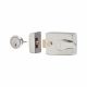 Deadlocking Nightlatch - 60mm Backset - Polished Chrome Case/Cylinder