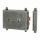 Rim Lock and Cover - 158 x 115mm - Pewter